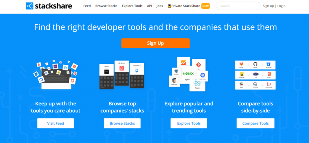StackShare - 5 Product Hunt Alternatives For Entrepreneurs