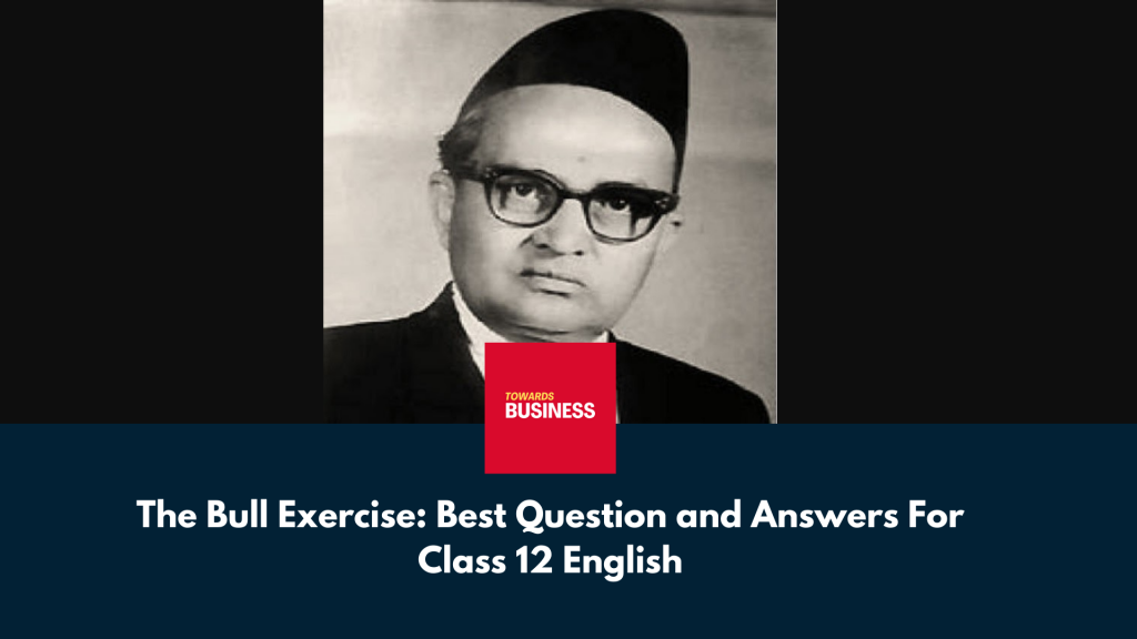 The Bull Exercise: Best Question and Answers For Class 12 English