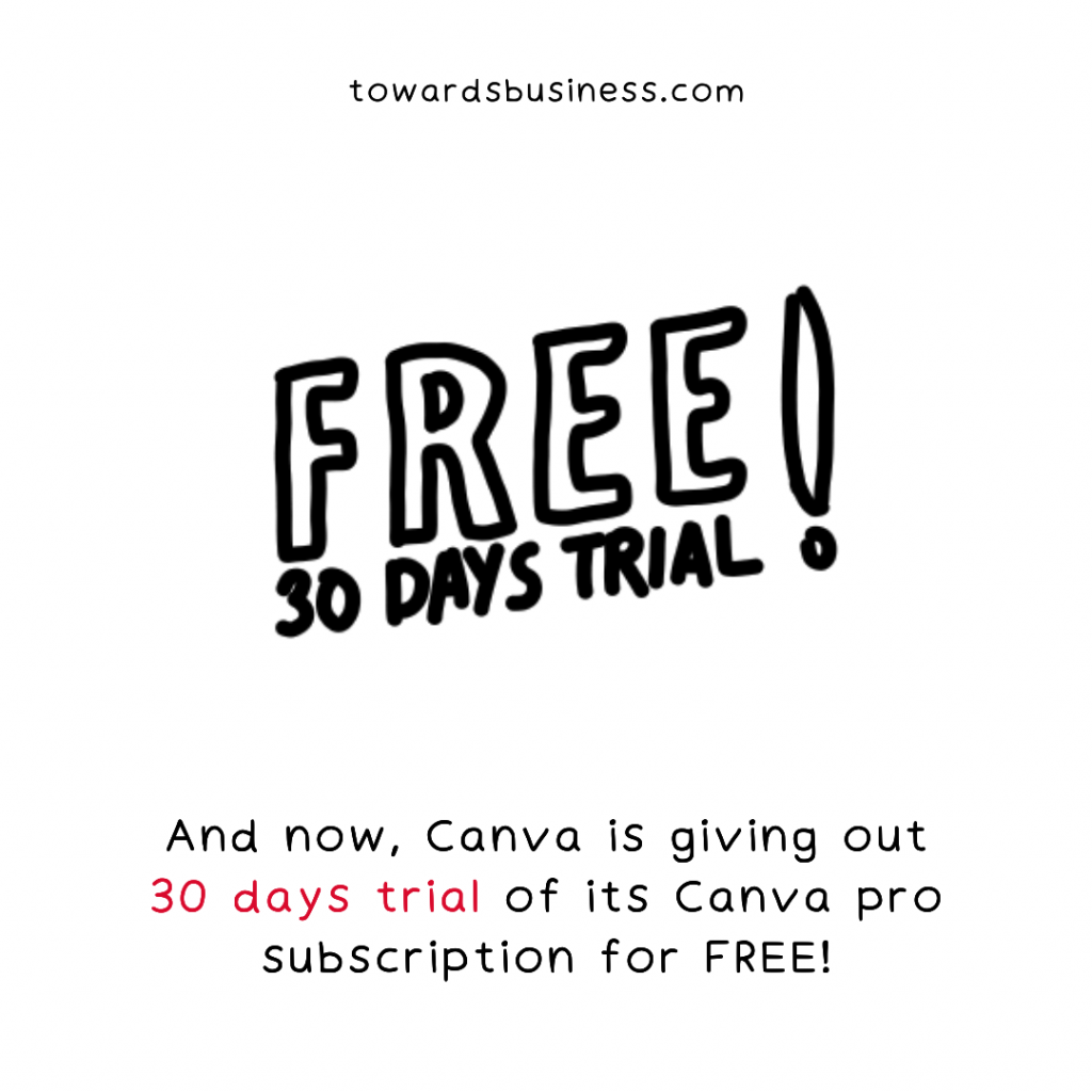 Get Canva Pro For Free - 30 Day Free Trial Of Canva Pro